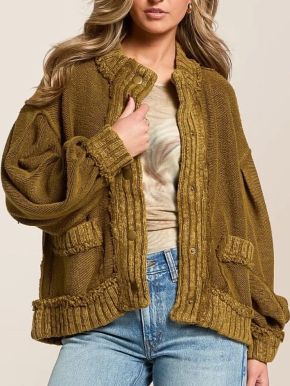 XL | Free People | NWT We The Free Cute in This Cardi Cardigan Sweater Fir Green